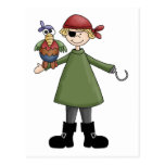 Pirates · Pirate and Parrot Post Card
