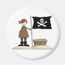 Pirates · Pirate, Flag & Treasure Magnets