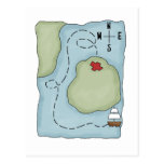 Pirates · Pirate Map Post Card