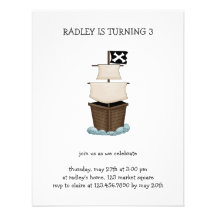 Pirates · Pirate Ship Custom Invite