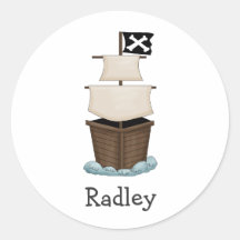 Pirates · Pirate Ship Sticker