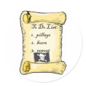 Pirate's To Do List stickers