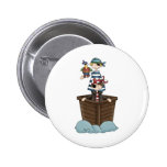 Pirates · Two Pirates in a Boat Pinback Button