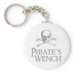 Pirate's Wench Skull and Crossbones keychains