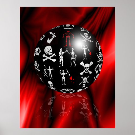 Piratical Sphere Print