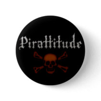 Pirattitude Black Button
