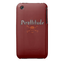 Pirattitude Blood Jolly Roger Case-mate Iphone 3 Cases