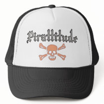 Pirattitude Blood Jolly Roger Hats