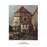 Pirna Detail By Bernardo Bellotto Post Card