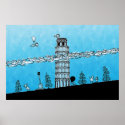 Pisa Tower posters