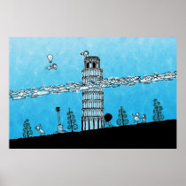 Pisa Tower Posters