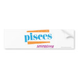 Pisces Aqua bumper stickers