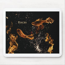 Pisces astrological sign mouse pads