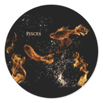 Pisces astrological sign sticker