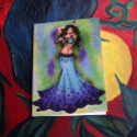 Pisces Belly Dancer Art cards