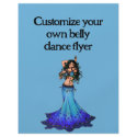 Pisces Belly Dancer flyers