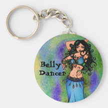 Pisces Belly Dancer Key Chain