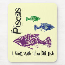 Pisces Big Fish Mousepad