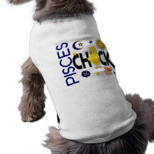 Pisces Chick 1 Dog T-shirt
