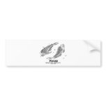 Pisces (February 19th - March 20th) bumper stickers