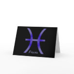 Pisces Greeting Card- Blank