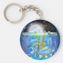 Pisces Keychains