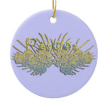Pisces, Kissing fish Christmas Tree Ornament