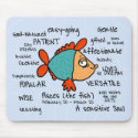pisces mousepad