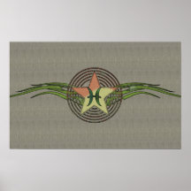 Pisces Star Poster