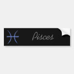 Pisces. Zodiac Astrology Sign. Bumper Sticker