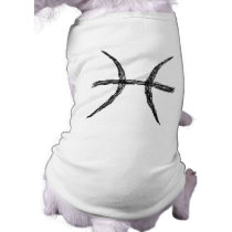 Pisces. Zodiac Astrology Sign. Dog Shirt