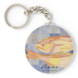 Pisces Zodiac Key Chain