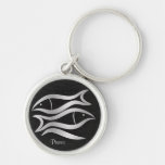 Pisces Zodiac Sign Keychains