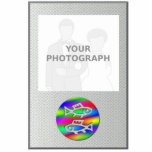 Pisces Zodiac Star Sign Rainbow Fish Photo Frame photo sculptures