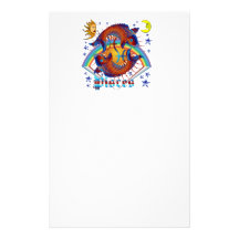 Pisces-Zodiac-V-1 Custom Stationery
