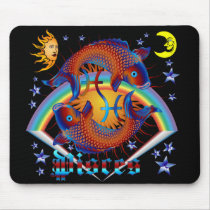 Pisces-Zodiac-V-1 Mouse Pads