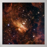 Pismis 24 brown starry sky posters