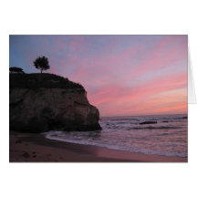 Pismo Beach Sunset Greeting Cards
