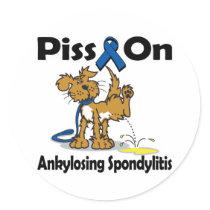 Piss On Ankylosing Spondylitis Stickers