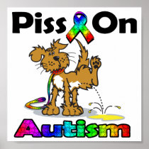 Piss On Autism (puzzle Text) Poster