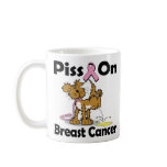 Piss On Breast Cancer Coffee Mug