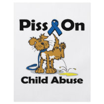 Piss On Child Abuse Personalised Flyer