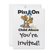 Piss On Child Abuse Custom Announcements