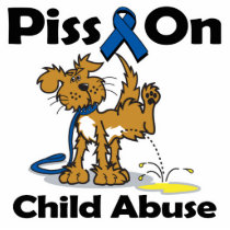 Piss On Child Abuse Photo Sculptures