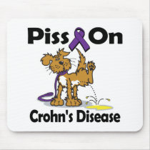 Piss On Crohns Disease (purple) Mousemats