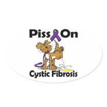 Piss On Cystic Fibrosis Sticker
