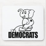 Piss on Democrats Mouse Pads