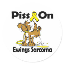 Piss On Ewings Sarcoma Sticker