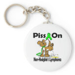 Piss On Non-Hodgkins Lymphoma keychains