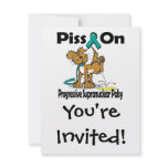 Piss On Progressive Supranuclear Palsy invitations